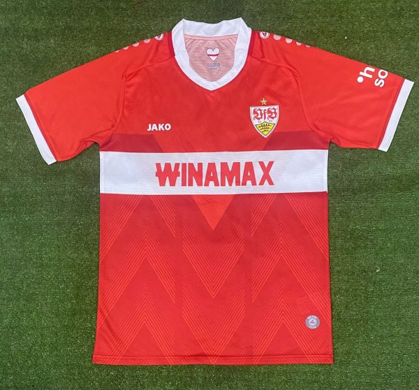 Stuttgart away Fans 1:1 Quality Soccer Jersey   24-25