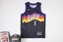 Phoenix Suns  White  #1 ROOKER  NBA Jerseys  25-26