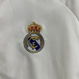 Real Madrid  Windbreaker  White 1:1 Quality Soccer Jersey  25-26