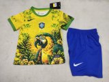 Brazil Special Edition  Kids Fans 1:1 Quality Soccer Jersey  26-27 (2026)