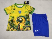 Brazil Special Edition  Kids Fans 1:1 Quality Soccer Jersey  26-27 (2026)