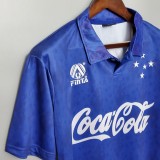 Retro  Cruzeiro home 1:1 Quality Soccer Jersey  1993-1994