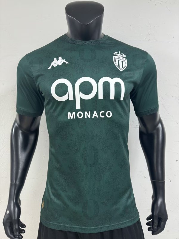 Monaco away player  1:1 Quality Soccer Jersey   24-25