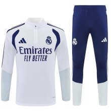Real Madrid Training Tracksuit White (Kids And Man 16-2XL)  1:1  25-26