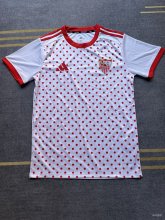 Sevilla White Training Fans  1:1 Quality Soccer Jersey  25-26