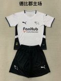 Derby County  home  kids  1:1 Quality Soccer Jersey   24-25