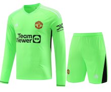 Manchester United goalkeeper Long sleeve set 1:1   23-24