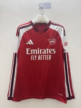 Arsenal Home  Fans Long Sleeve 1:1 Quality Soccer Jersey   26-27