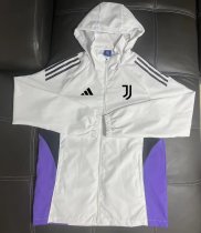 Juventus  Windbreaker  White 1:1 Quality Soccer Jersey  25-26