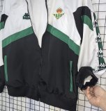 Betis Windbreaker White  Green 1:1 Quality Soccer Jersey  1995-1997