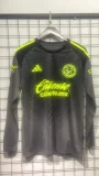 Club American Long Goalkeeper Black Fans 1:1 Quality Soccer Jersey  25-26