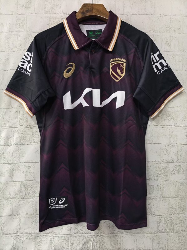 ARISBANE NRL TELSTRA PREMIERSHIP  POLO Home Fans  1:1 Quality Rugby jerseys  2026