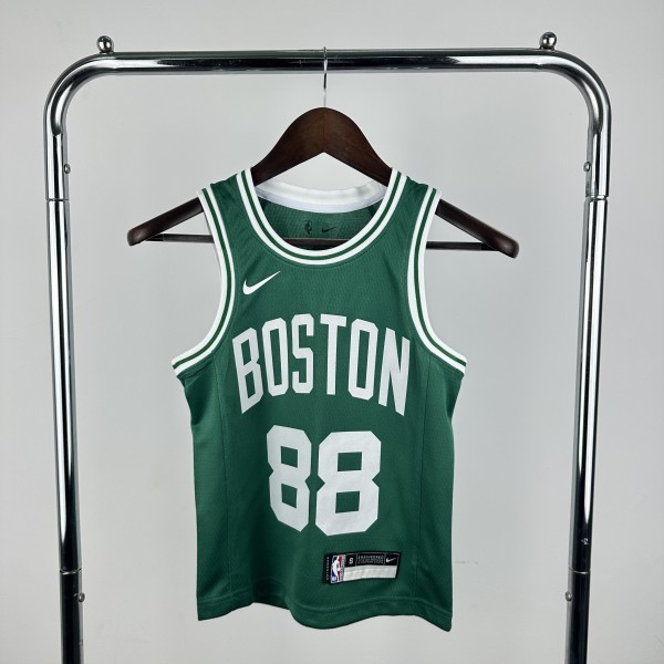 Boston Celtics  Green Kids  # #88 QUETA 1:1 Quality NBA Jerseys