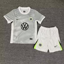 Wolfsburg Away Kids  1:1 Quality Soccer Jersey   25-26