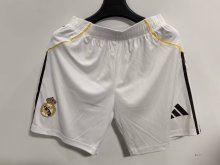 Real Madrid  home pants  fans shorts  1:1 Quality Soccer Jersey   25-26