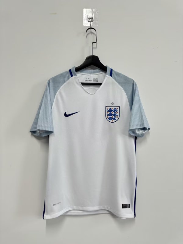 Retro England Home 1:1 Quality Soccer Jersey 2016