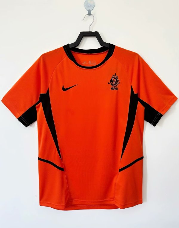 Retro Netherlands Home fans  1:1 Quality Soccer Jersey  2002