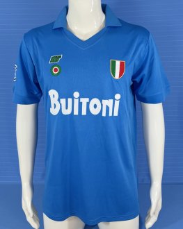 Retro Napoli Home  1:1 Quality Soccer Jersey  1987-1988