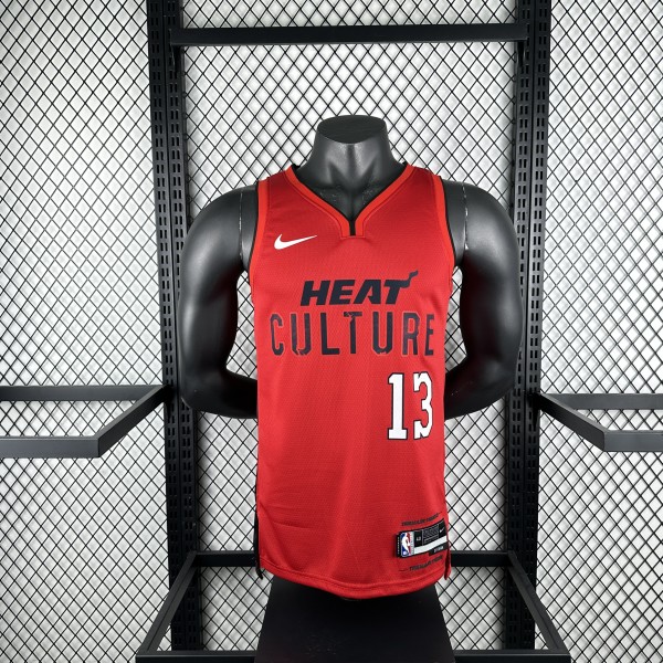 Miami Heat  City Edition #13 ADEBAYO NBA Jerseys  2025