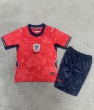 England Away Kids 1:1 Quality Soccer Jersey   26-27 (2026)