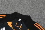 Real Madrid  Player Training  Tracksuit Black Orange (Kids And Man )  1:1  25-26