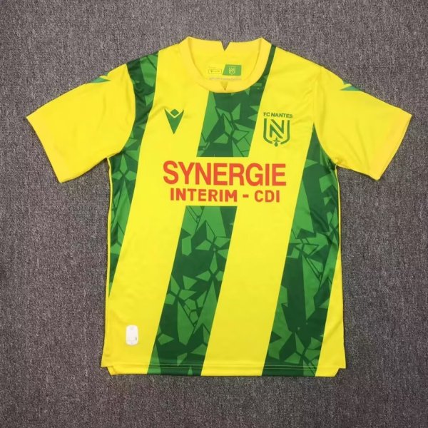 FC Nantes home  Fans 1:1 Quality Soccer Jersey  24-25