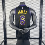 Los Angeles Lakers City Edition  Black  #6 JAMES 1:1 Quality NBA Season Jerseys  2026