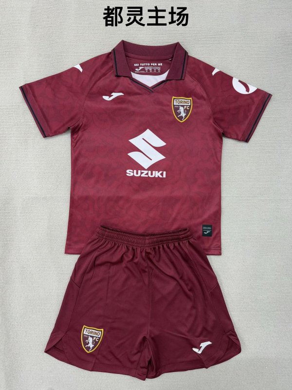 Torino Home Fans (kids and man ) 1:1 Quality Soccer Jersey 25-26