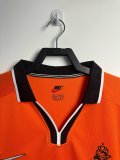 Retro Netherlands Home long  1:1 Quality Soccer Jersey  1998