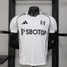 Fulham Home PLayer 1:1 Quality Soccer Jersey   25-26