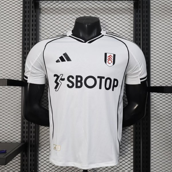 Fulham Home PLayer 1:1 Quality Soccer Jersey   25-26