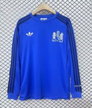 Retro Manchester united  jointly blue  1:1 Quality Soccer Jersey