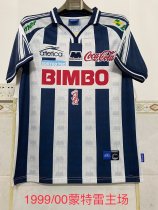 Retro Monterrey Home   1:1 Quality Soccer Jersey  1999-2000