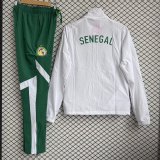 Senegal  Windbreaker Sets With pants  White 1:1 Quality Soccer Jersey  25-26