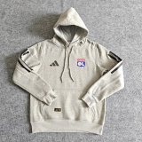 Lyon Hoodie Black Blue Green  Red  Grey  White Jacket  Tracksuit  1:1 Quality Soccer Jersey  25-26