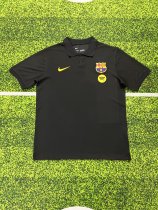 Barcelona  Polo   Fans  Black 1:1 Quality Soccer Jersey  25-26