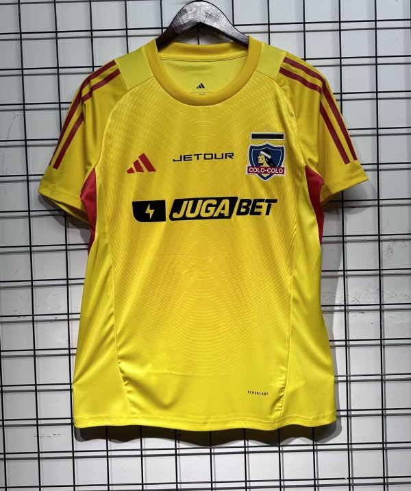 Colo-Colo Goalkeeper Yellow Fans   1:1 Quality Soccer Jersey  25-26