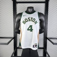 Boston Celtics City Edition White #4 HOLIDAY 1:1 Quality NBA Jerseys  2024