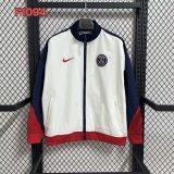 PSG Paris  Windbreaker  Red white 1:1 Quality Soccer Jersey 26-27