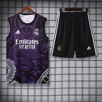 Real Madrid Training clothing Vest set 1:1 Quality Soccer Jersey    24-25