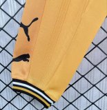Retro Wolves Home Long Sleeve Fans  1:1 Quality Soccer Jersey  1998-1999