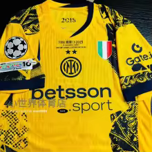 Inter Milan Champion  Final  Third Away Player  1:1 Quality Soccer Jersey  24-25