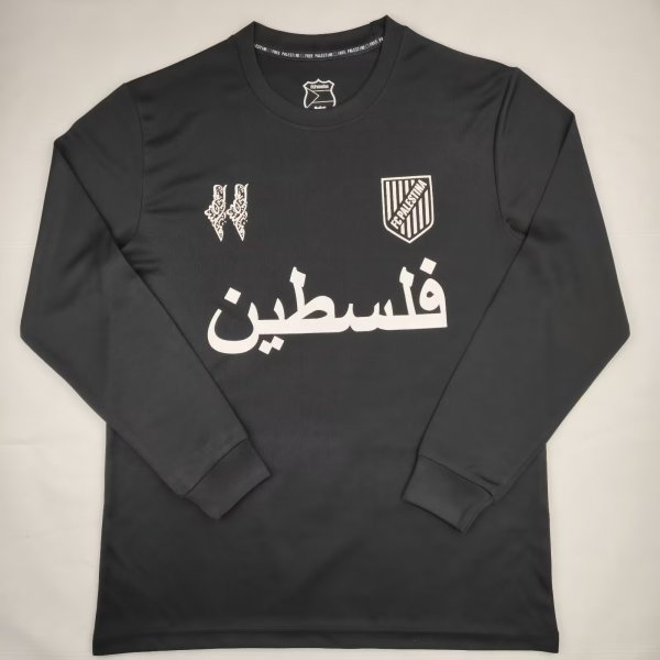 Palestine Anniversary Edition Long sleeves Fans  1:1 Quality Soccer Jersey  24-25