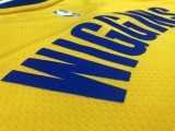 Golden State Warriors  V-neck Yellow JORDAN #22 WINGGINS  1:1 Quality NBA Season Jerseys 2021