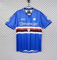 Retro Sampdoria Home Fans 1:1 Quality Soccer Jersey 2000-2001