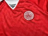 Retro Denmark home Fans 1:1 Quality Soccer Jersey  1988