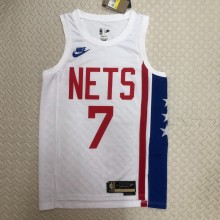 Brooklyn Nets Retro  White  #7 DURANT 1:1 Quality NBA  Season Jerseys 2023
