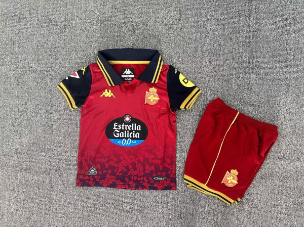 Deportivo La Coruna Away Kids 1:1 Quality Soccer Jersey 25-26