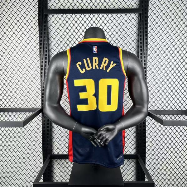 Golden State Warriors  City Edition #30 CURRY NBA Jerseys  2025