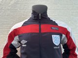 Retro England black  Jacket  Tracksuit  1:1 Quality Soccer Jersey  1998